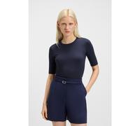 HUGO Camiseta slim fit de algodón, modal y elástico - StyleDarnelia, 50515019 Azul oscuro XS