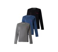 HUGO Camiseta térmica azul oscuro / gris oscuro / rojo / negro M EUR