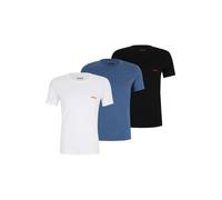 HUGO Camiseta térmica azul oscuro / negro / blanco XXL azul oscuro / negro / blanco