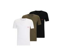 HUGO Camiseta térmica caqui / negro / blanco L caqui / negro / blanco