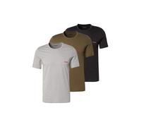 HUGO Camiseta térmica gris / oliva / negro S EUR
