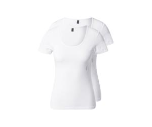 HUGO Camiseta térmica negro / blanco XXL EUR