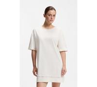 HUGO Camisón de algodón elástico con aplique de malla - StyleMESH LOGO NIGHTY, 50561598 White XL
