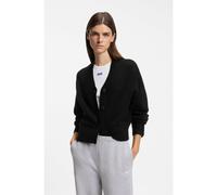 HUGO Cárdigan oversize fit con logo bordado - StyleSusan_B, 50569620 Negro L