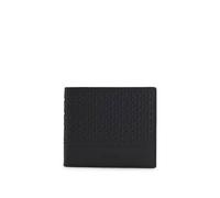 HUGO Cartera de piel con logo repetido grabado - StyleEthon HI_M_4cc Coin, 50548312 Negro pcs.