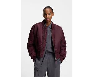 HUGO Cazadora bomber acolchada en tejido repelente al agua con fruncido - StyleFerida-2, 50550687 Burdeos M