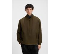 HUGO Cazadora bomber de algodón encerado con dobladillo ajustable - StyleBazer2531, 50541605 Marrón M