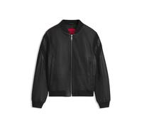 HUGO Cazadora bomber de piel - StyleLaros, 50573354 Negro XL