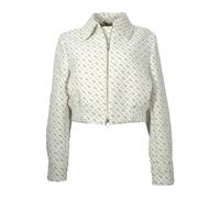 Hugo- Cazadora Bomber Monograma BB Beige Claro- Jackets- Mujer- Beige- L- Cazadora Bomber Monograma BB Beige Claro