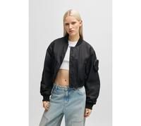 HUGO Cazadora bomber repelente al agua con bolsillo Happy HUGO - StyleForaia-1_B, 50542360 Negro XS