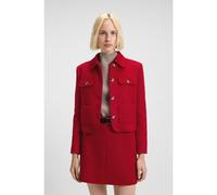 HUGO Cazadora corta regular fit con botones metálicos - StyleAgesia, 50547602 Rojo 32