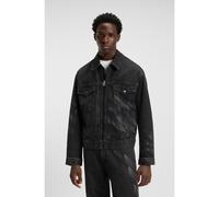 HUGO Cazadora HUGO x RB en denim negro con motivo a láser - StyleHUGO092_RB, 50551885 Negro S