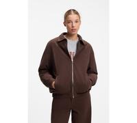 HUGO Cazadora oversize fit de pana con logo manuscrito - StyleAiro-1-W_B, 50567670 Marrón 40