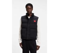 HUGO Chaleco acolchado ligero con detalle de logo en rojo - StyleBaltino2642, 50567098 Negro XS