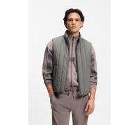 HUGO Chaleco con acolchado vertical y detalle de logo - StyleBreno2611, 50552653 Gris XXL