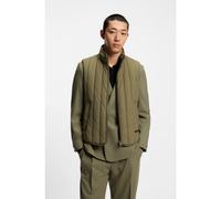 HUGO Chaleco con acolchado vertical y detalle de logo - StyleBreno2611, 50552653 Oliva XL