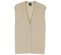 Hugo- Chaleco Fumi- Knitwear- Mujer- Beige- L- Chaleco Fumi
