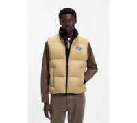 HUGO Chaleco relaxed fit acolchado con insignia con logo - StyleBodolino2541, 50546648 Beige M