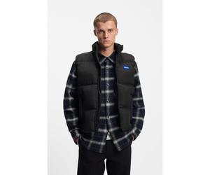 HUGO Chaleco relaxed fit acolchado con insignia con logo - StyleBodolino2541, 50546648 Negro M