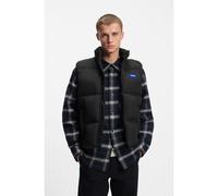 HUGO Chaleco relaxed fit acolchado con insignia con logo - StyleBodolino2541, 50546648 Negro XXL