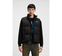 HUGO Chaleco repelente al agua con etiqueta con logo - StyleBodolino2541, 50546648 Negro M