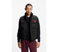 HUGO Chaleco repelente al agua con insignia de logo - StyleBaltino2541, 50549787 Negro XL