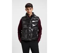 HUGO Chaleco repelente al agua en tejido brillante - StyleBaltino2541, 50547981 Negro XL