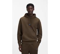 HUGO Chándal en felpa de algodón con etiquetas con logo azules - StyleTracksuit_NalonsoNap, 50522369 Marrón oscuro XL