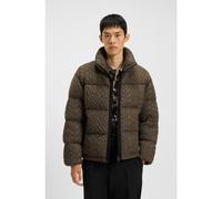 HUGO Chaqueta acolchada con estructura de punto trenzado - StyleBenovo2541, 50546560 Marrón XXL