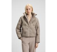 HUGO Chaqueta acolchada repelente al agua con detalle de logo apilado en relieve - StyleFarinella-3, 50547376 Beige claro S