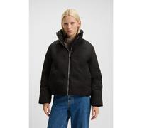 HUGO Chaqueta acolchada repelente al agua con detalle de logo apilado en relieve - StyleFarinella-3, 50547376 Negro XL