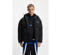 HUGO Chaqueta acolchada repelente al agua con etiqueta con logo azul - StyleBodo2541, 50546652 Negro XS