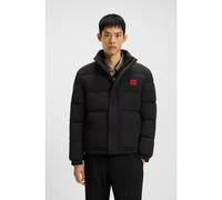 HUGO Chaqueta acolchada repelente al agua con insignia de logo - StyleBalto2541, 50547887 Negro S