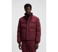 HUGO Chaqueta acolchada repelente al agua con insignia de logo - StyleBalto2541, 50547887 Rojo oscuro XL