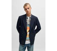 HUGO Chaqueta de corte moderno con botones dorados - StyleKris251F2X, 50532972 Azul oscuro 44