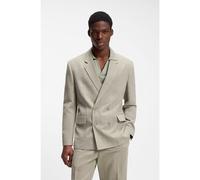 HUGO Chaqueta de corte moderno en tejido de espiga - StyleKarlo253F1X, 50559843 Beige 52