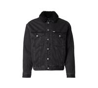 HUGO Chaqueta de denim negro con cuello de peluche - StyleDex/1, 50547149 Gris oscuro XS