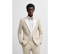 HUGO Chaqueta de esmoquin slim fit de mezcla de lana - StyleHenry244E1X, 50541039 Beige claro 98