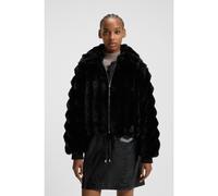 HUGO Chaqueta de imitación de piel con dobladillo ajustable - StyleFloriane-3, 50546815 Negro S