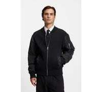 HUGO Chaqueta de punto con mangas en contraste - StyleSybrun, 50546999 Negro S