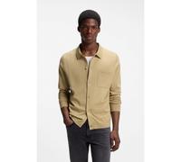 HUGO Chaqueta de punto regular fit con detalles de canalé - StyleSan Jordan-CV, 50553663 Beige M