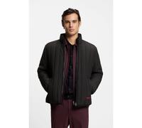 HUGO Chaqueta guateada con detalle de logo - StyleBrenoto2611, 50552654 Negro M