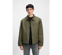 HUGO Chaqueta ligeramente acolchada regular fit en lona de algodón - StyleBlake2531, 50548713 Oliva L