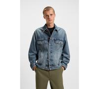 HUGO Chaqueta loose fit en denim azul lavado a la piedra - StyleKirkby, 50547150 Azul XXXL