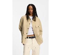 HUGO Chaqueta oversize fit en sarga de algodón con cuello en contraste - StyleFlimane-1-D_B, 50556865 Beige L