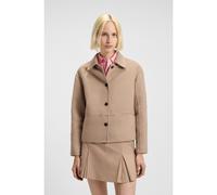 HUGO Chaqueta relaxed fit con botones en la parte delantera - StyleAlumas-1_DF, 50542301 Beige 34