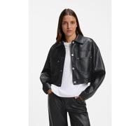 HUGO Chaqueta relaxed fit de piel sintética - StyleAnilena-1_B, 50563267 Negro 38