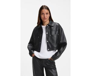 HUGO Chaqueta relaxed fit de piel sintética - StyleAnilena-1_B, 50563267 Negro 38