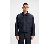 HUGO Chaqueta relaxed fit en denim japonés azul oscuro - StyleHUGO 083, 50542915 Azul oscuro L