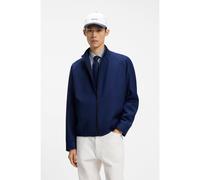 HUGO Chaqueta slim fit de lana virgen con raya tiza - StyleKamilo263X, 50565943 Azul 52